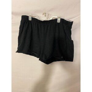Champion Womens Black elastic Waist Shorts Workout Exercise Plus Size 3X